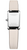 Baume & Mercier Hampton 28 × 17.75 mm Quartz Silver Dial Leather Strap [10859]