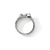 John Hardy Icon Stud Triple Row Ring Sterling Silver Diamonds [RBP972012DI]