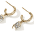 John Hardy Icon Stud Earrings 14K Yellow Gold Diamonds 5MM [EGGX972092DI]
