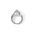 John Hardy Icon Stud Ring Sterling Silver Diamonds 11.5MM [RBP972142DI]