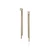 John Hardy Icon Stud Drop Earrings 14K Yellow Gold Diamonds [EGGX972062DI]