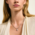 John Hardy Icon Stud Pendant Necklace Sterling Silver Diamonds 2.5MM [NBP972162DI]
