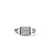 John Hardy Icon Stud Ring Sterling Silver Diamonds 9MM [RBP972022DI]