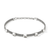 John Hardy Icon Stud choker 6MM sterling silver front view