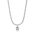 John Hardy Icon Stud Pendant Necklace 14K Yellow Gold & Sterling Silver Diamonds 2.5MM [NZZP972162DI]