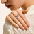 John Hardy Naga Ring Sterling Silver Diamond Wide [RBP604032DI]