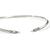 John Hardy Naga Flex Collar Sterling Silver Diamond 5 mm [NBP603932DI]