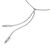 John Hardy Naga Y Necklace Sterling Silver Diamond 1.5 mm [NBP604012DI]