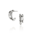 John Hardy Naga Hoop Earrings Sterling Silver 16 mm [EB60413]