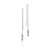 John Hardy Naga Drop Earrings Sterling Silver Diamond Pavé [EBP604062DI]