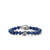 John Hardy Naga Beaded Bracelet Sterling Silver Lapis Lazuli 8 mm [BUS603861LPZBSP]