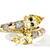 John Hardy Artisan Series Ring 18K Yellow Gold White Diamond & Yellow Beryl [RGS604181YBDI]