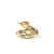 John Hardy Artisan Series Ring 18K Yellow Gold White Diamond & Yellow Beryl [RGS604181YBDI]