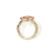 John Hardy Artisan Series Naga Ring 18K Yellow Gold Morganite & White Diamond [RGS604181MRDI]