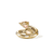 John Hardy Artisan Series Naga Ring 18K Yellow Gold Morganite & White Diamond [RGS604181MRDI]