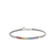 John Hardy Rainbow Bracelet Sterling Silver Multi Gemstone 6 mm [BUS987084AMPTLT]