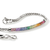 John Hardy Rainbow Bracelet Sterling Silver Multi Gemstone 6 mm [BUS987084AMPTLT]