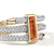 John Hardy Artisan Series Spear Ring 18K Yellow Gold Diamond Ring [RGP02327SPGWDI]