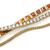 John Hardy Artisan Series Icon Stud Bracelet 18K White Gold Madeira Citrine Diamond Bracelet [BGS972261MCIDI]