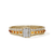 John Hardy Artisan Series Icon Stud Bracelet 18K White Gold Madeira Citrine Diamond Bracelet [BGS972261MCIDI]