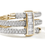 John Hardy Artisan Series Spear Wide Ring 18K Yellow Gold Diamond Ring [RGP023111WDI]