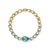 John Hardy Artisan Surf Link Bracelet 18K Yellow Gold Gemstones Bracelet [BUGS895221APTSEMYS]