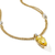 John Hardy Artisan Naga Necklace 18K Yellow Gold Gemstones Necklace [NGS604191YBDI]