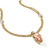 John Hardy Artisan Naga Pendant Necklace 18K Yellow Gold Morganite Necklace [NGS604191MRDI]