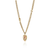 John Hardy Artisan Naga Pendant Necklace 18K Yellow Gold Morganite Necklace [NGS604191MRDI]