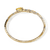 John Hardy Artisan Naga Flex Cuff 18K Yellow Gold Diamond Bracelet [CGS604201YBDI]