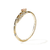 John Hardy Artisan Naga Flex Cuff 18K Yellow Gold Morganite Diamond [CGS604201MDDI]