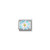 COMPOSABLE CLASSIC SYMBOLS STAINLESS STEEL, ENAMEL, CUBIC ZIRCONIA AND 925 STERLING SILVER LIGHT BLUE FLOWER