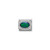 COMPOSABLE CLASSIC HARD STONES STAINLESS STEEL, RICH 925 STERLING SILVER SETTING GREEN OPAL