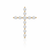 VERA Classic Diamond Cross Pendant Necklace 1.15 CTW 14K Yellow Gold [TJ8630PC]