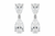 VERA Couture Pear Shape Diamond Drop Earrings 5.14 CTW Lab-Created Diamonds 14K White Gold [DS-514PD]