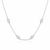 VERA Signature Marquise Diamond Station Necklace 1.67 CTW Lab Diamonds, 14K Gold