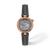 Tissot Désir Automatic 28 mm Blue Mother-of-Pearl Dial Rose PVD Grey Leather Strap  [T152.207.36.531.00]