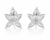 VERA Couture 14K Yellow Gold Pear-Shaped Diamond Floral Stud Earrings | 7.58 CTW Lab-Grown Diamonds