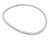 VERA Couture 14K White Gold Double Row Diamond Tennis Necklace 17" | 15.37 CTW Lab-Grown Diamonds