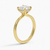 VERA Diamonds 2.05 Carat Round Brilliant Hidden Halo Lab-Created Diamond Engagement Ring in 14K Yellow Gold [510072725]