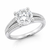 VERA Couture Platinum Round Brilliant Lab-Grown Diamond Engagement Ring 3.61 CTW [PT950]