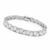 VERA Couture 14K White Gold Trillion-Cut Lab-Grown Diamond Tennis Bracelet 16.10 Carats