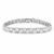 VERA Couture 14K White Gold Trillion-Cut Lab-Grown Diamond Tennis Bracelet 16.10 Carats