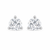 VERA Signature 1.46 Carat Lab-Grown Diamond Martini Stud Earrings 14K White Gold