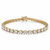 VERA Signature 5.00 Carat Lab-Grown Diamond Tennis Bracelet 10K Yellow Gold 7"
