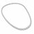 VERA Rivière Royale™ Oval Diamond Tennis Necklace | 25.28 CT Lab Grown Diamonds | 14K White Gold