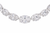 VERA Rivière Royale™ Oval Diamond Tennis Necklace | 25.28 CT Lab Grown Diamonds | 14K White Gold