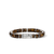 John Hardy Heishi Tiger Eye Beaded Bracelet 8mm Sterling Silver [BUS290131TE]