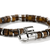 John Hardy Heishi Tiger Eye Beaded Bracelet 8mm Sterling Silver [BUS290131TE]