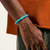 John Hardy Heishi Turquoise Beaded Bracelet 8mm Sterling Silver [BUS290131TQ]